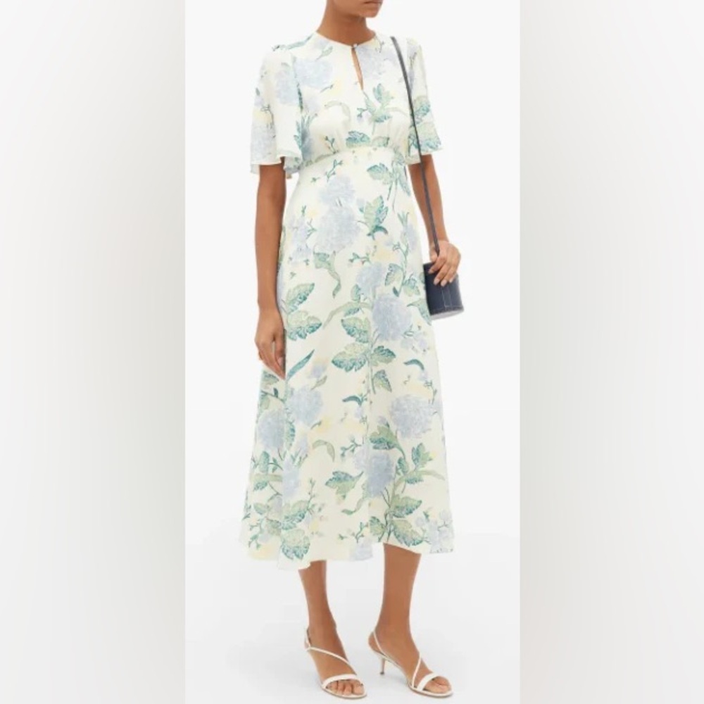 NWT silk Beulah London Gardenia dress. - Picture 2 of 6